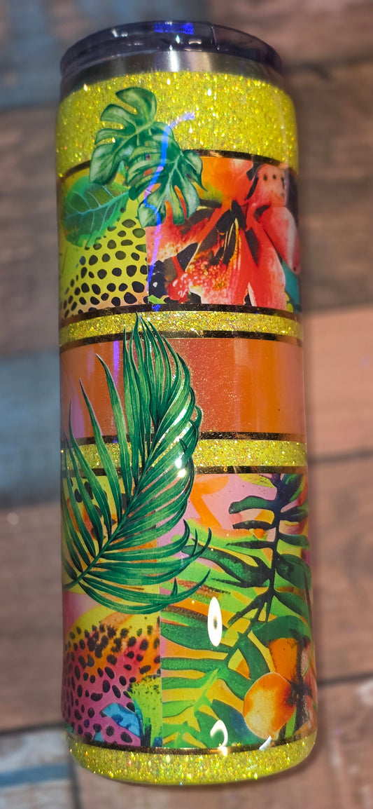 20 Oz Sunny Tropical Tumbler