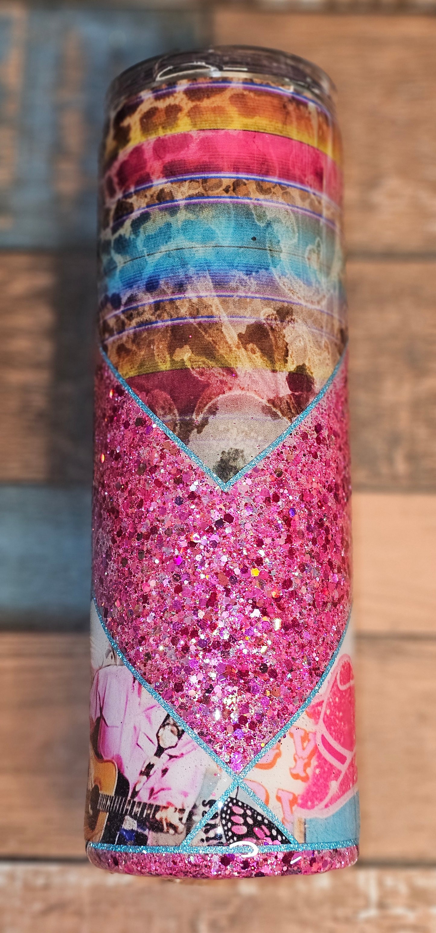 30 oz  Pink Country Tumbler