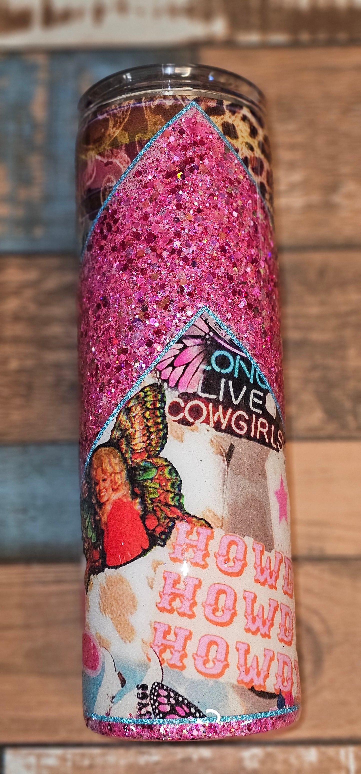 30 oz  Pink Country Tumbler